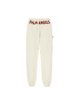 Spodnie sportowe Palm Angels beżowe