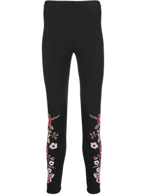 Floral leggings Comme Des Garçons Homme Plus svart