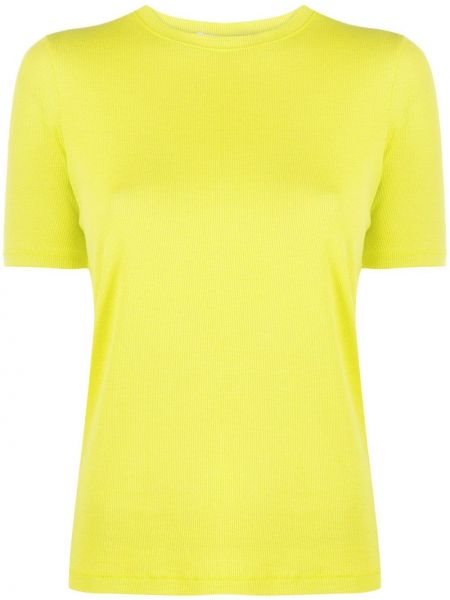 Camiseta de cuello redondo Rag & Bone amarillo