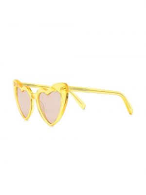 Herzmuster sonnenbrille Saint Laurent Eyewear gelb