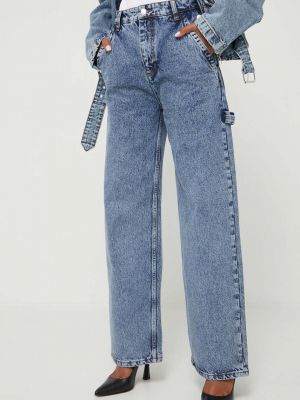 Džíny Moschino Jeans modré