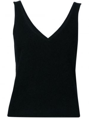 Cashmere tank top med v-hals Naadam svart