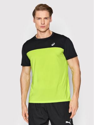Priliehavé športové tričko Asics zelená