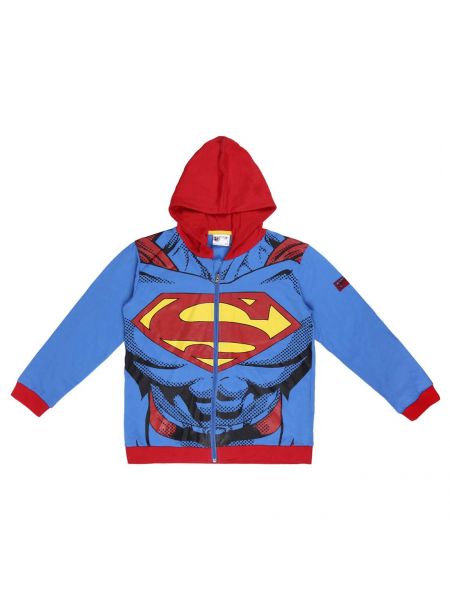 Kokvilnas kapučdžemperis zēniem Superman
