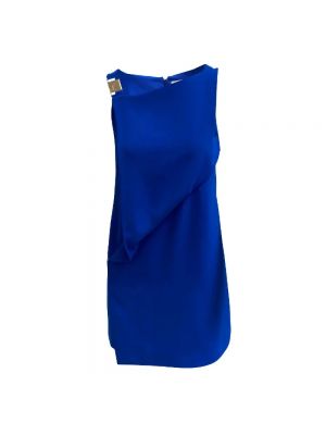 Sukienka Versace Pre-owned niebieska