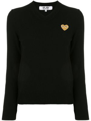 Sweter Comme Des Garcons Play - Сzarny