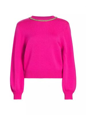 Шерстяной свитер из шерсти мериноса Generation Love розовый