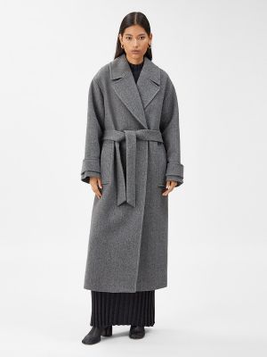 Abrigo corto de lana Ivy Oak gris