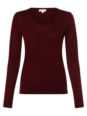 Sweter z wełny merino Brookshire czerwony