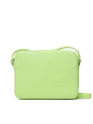 Τσάντα χιαστί Calvin Klein πράσινο