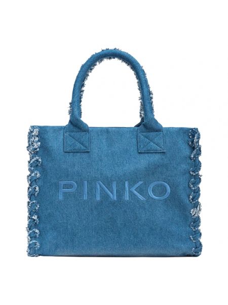 Shopperka Pinko niebieska