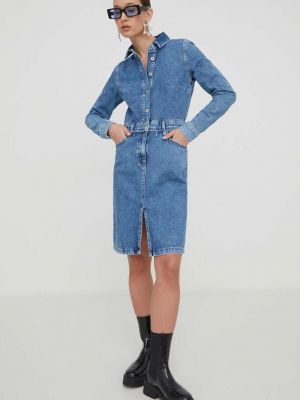 Mini haljina Karl Lagerfeld Jeans plava