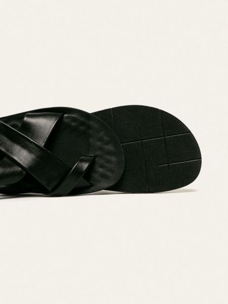 Kožené sandály Wojas černé