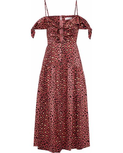 Sukienka midi bawełniana z printem Rebecca Taylor