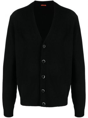 Woll strickjacke mit v-ausschnitt Barena schwarz