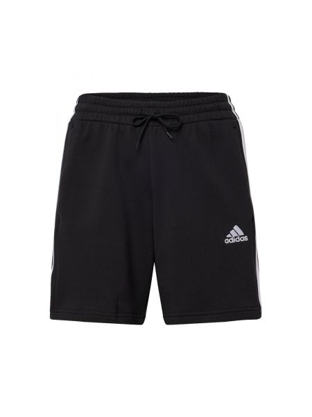 Csíkos csíkos sport rövidnadrág Adidas fekete