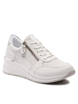 Białe sneakersy Remonte