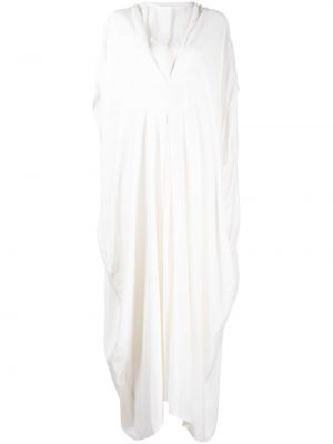 Mini haljina s draperijom Bambah bijela