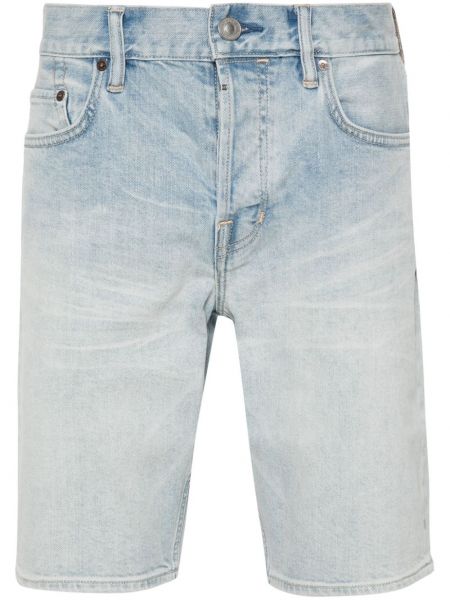 Denim şort Allsaints mavi