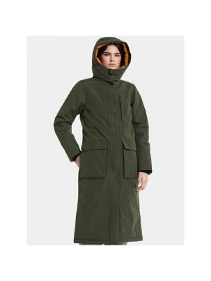 Куртка женская LEYA LONG 504300 (300 тёмно-зелёный, 42) Didriksons