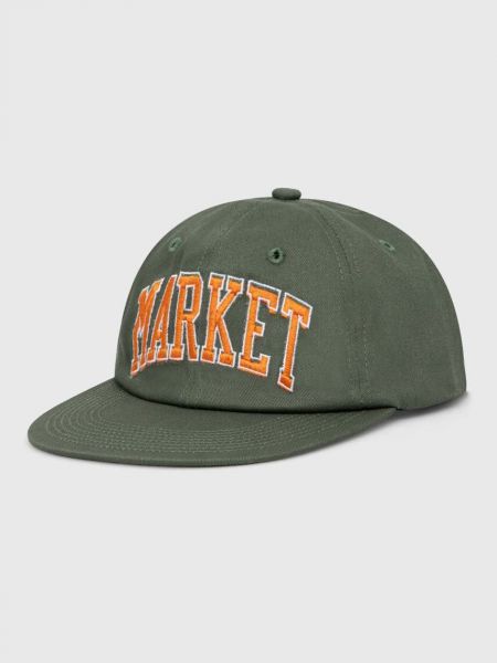 Șapcă din bumbac Market verde