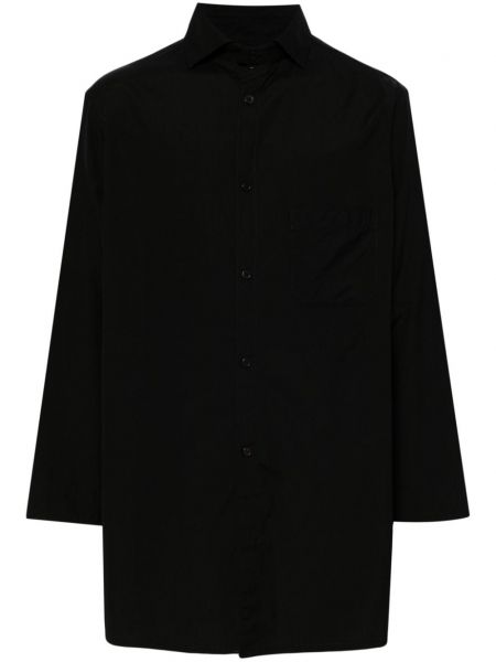Памучна риза Yohji Yamamoto черно