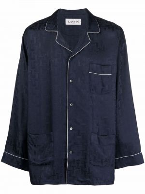 Krekls ar apdruku Lanvin zils