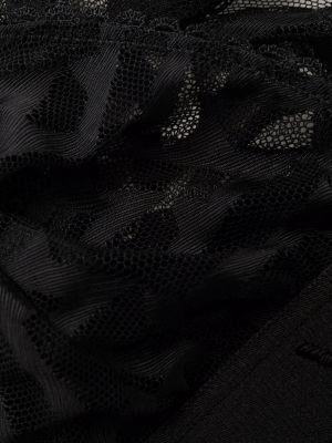 Braletka tiulowy Versace czarny
