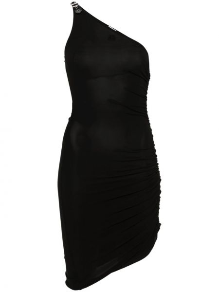 Asymetrické šaty Courrèges černé