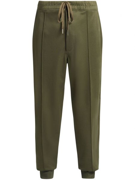 Džerzej teplákové nohavice Tom Ford zelená