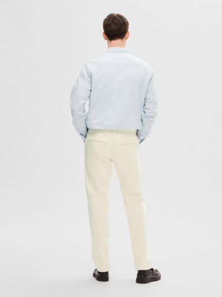 Pantalon chino Selected Homme beige