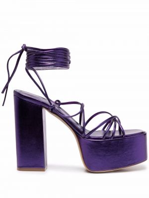 Sandalai su platforma Paris Texas violetinė