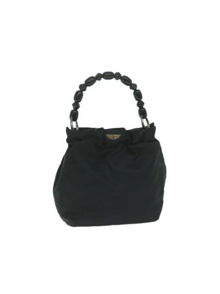 Nylonowa torba retro Dior Vintage czarna