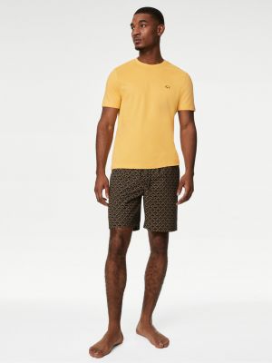 Pyžamo Marks & Spencer žltá