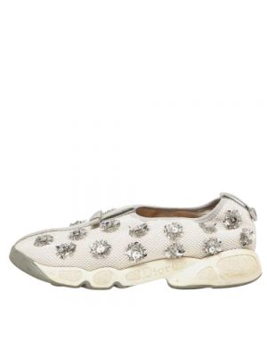 Sneakersy z siateczką Dior Vintage białe
