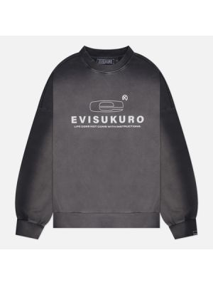 Мужская толстовка Evisu Evisukuro Garment Dyed, XXL чёрный