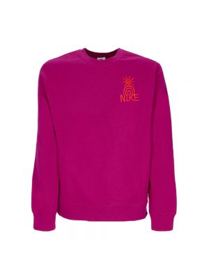 Sweatshirt mit rundhalsausschnitt Nike pink