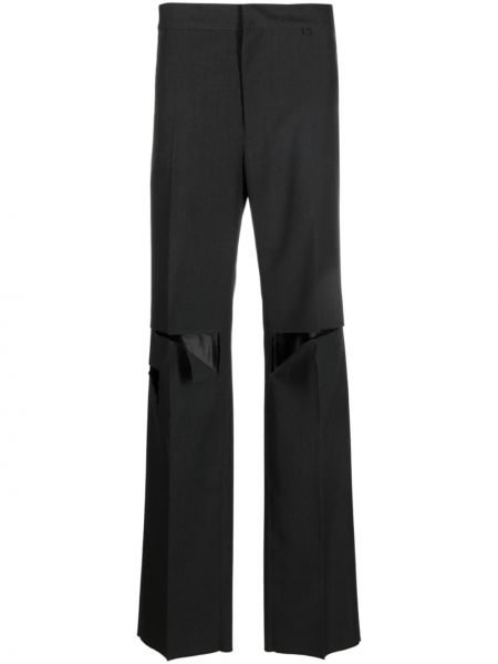 Pantaloni di lana Givenchy grigio