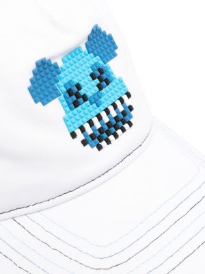 Casquette Mostly Heard Rarely Seen 8-bit blanc
