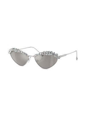 Křišťálové sluneční brýle Swarovski stříbrné