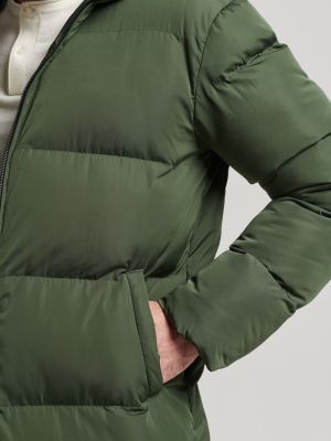 Manteau en plume Superdry vert