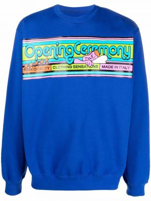 Sudadera con estampado Opening Ceremony azul