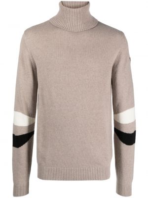 Sweter w paski z nadrukiem Rossignol