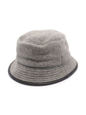 Vlněný klobouk Hermès Pre-owned šedý