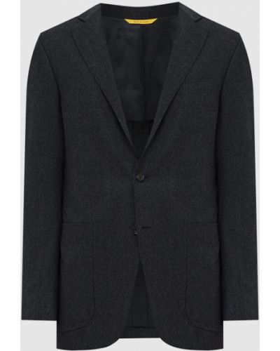 Шерстяной пиджак Canali серый
