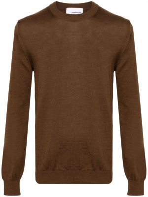 Sweter wełniany Costumein brązowy