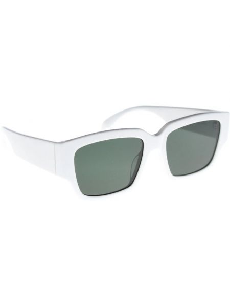 Okulary przeciwsłoneczne Alexander Mcqueen białe