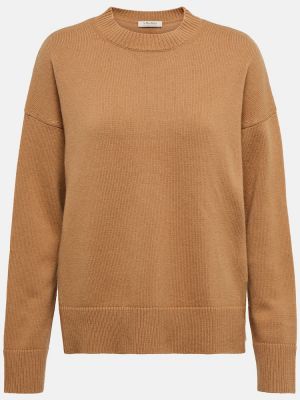 Kašmírový vlněný svetr 's Max Mara hnědý