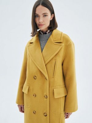 Пальто All We Need желтое