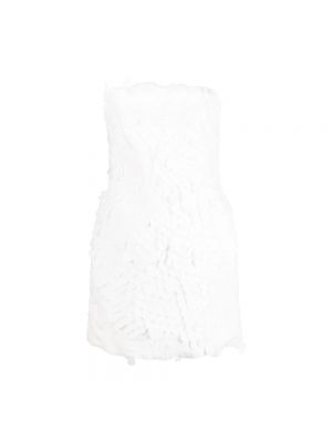 Haftowana sukienka mini Zimmermann biała